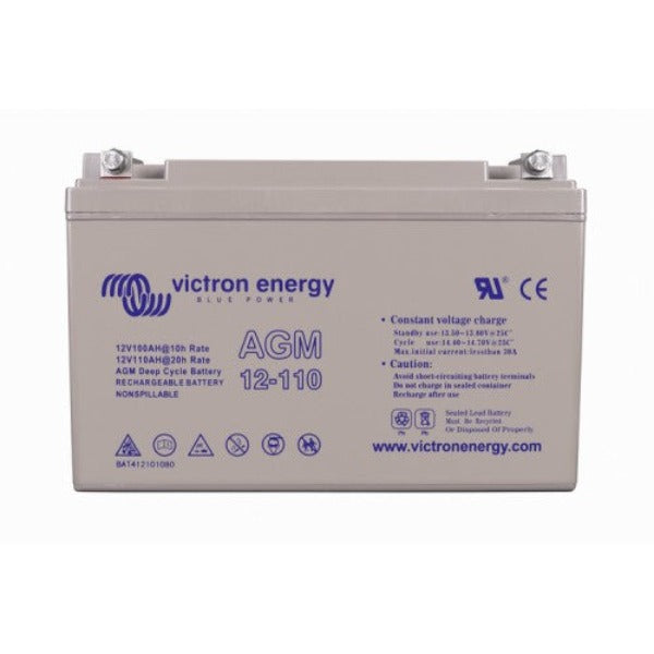 12v Victron Battery 110ah AGM Deep Cycle - Battery