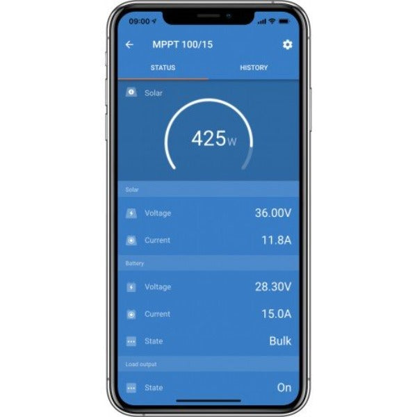 15A Victron SmartSolar MPPT100-15 -100Voc PV Charge