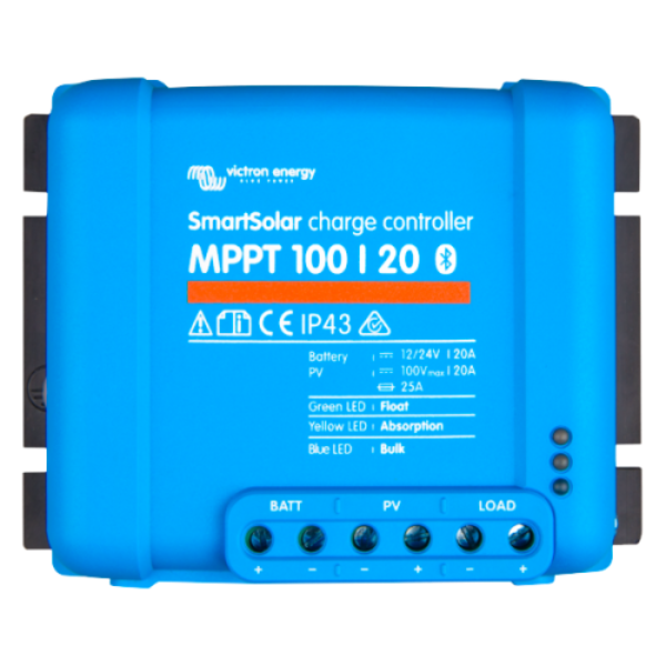 20A Victron SmartSolar MPPT100-20 - 100Voc PV Solar Charge