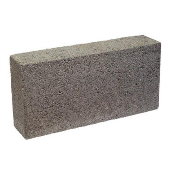 Concrete block for ballast when installing flat roof solar panel mounting