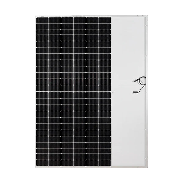 Front TENKA Orion Serie VII 595W Silver-Framed Solar Panel