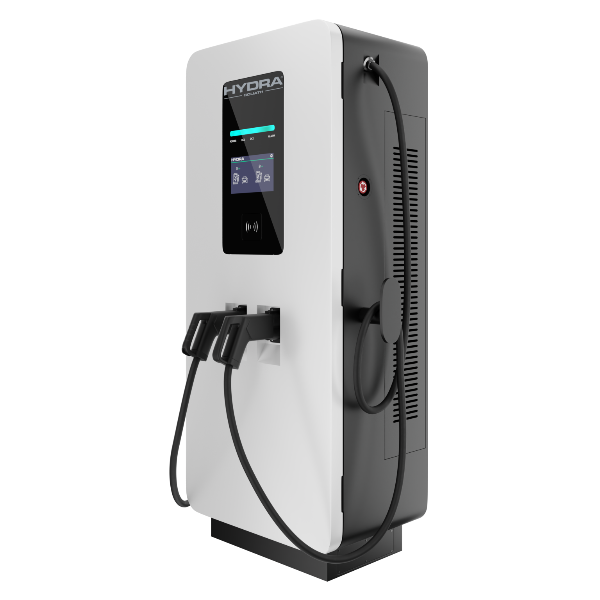 Hydra Goliath EV charger from the left