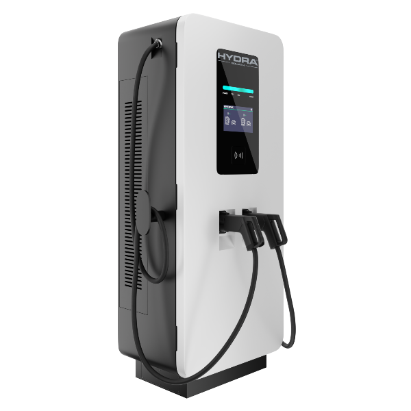 Hydra Goliath EV charger from the right