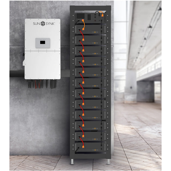 In situ Sunsynk 50kW Three-Phase Hybrid Inverter