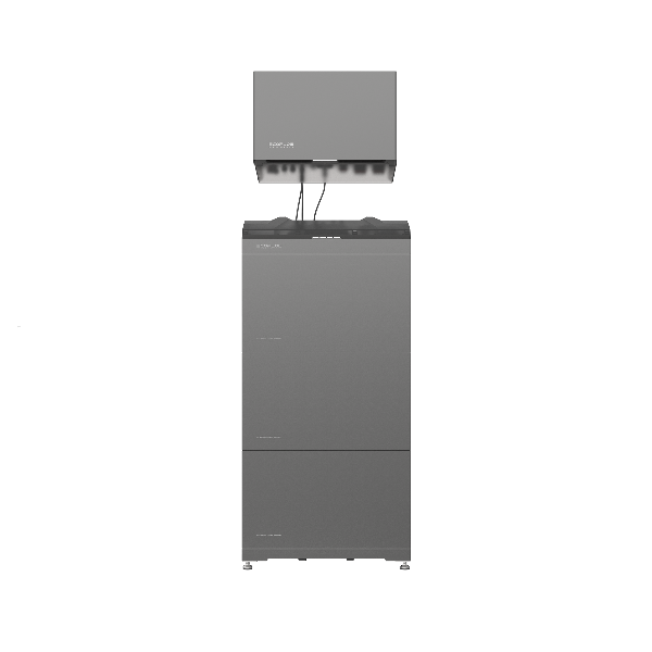 EcoFlow PowerOcean three-phase hybrid inverter connected to batteries