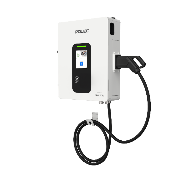 Rolec UltraCharge30 EV Charger front angled