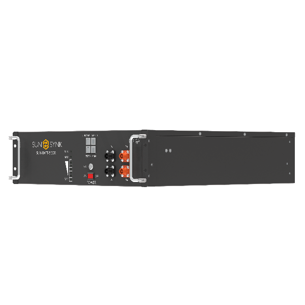 Sunsynk 5.32kWh Rack-Mounted battery tilted to the right