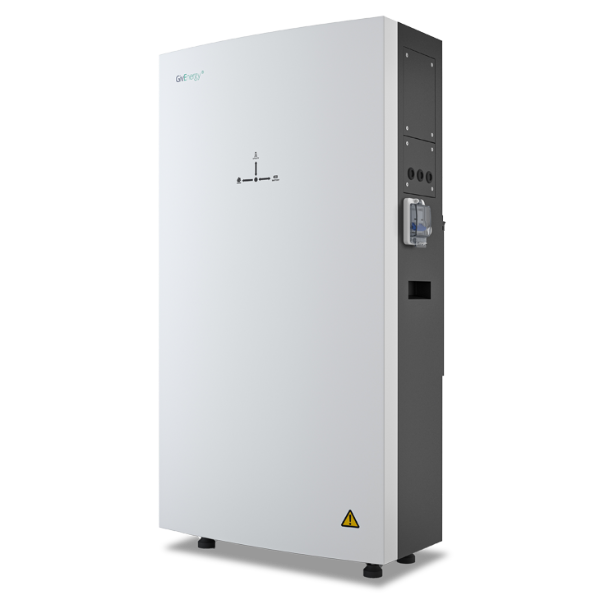 GivEnergy All in One inverter and battery system angled to the side