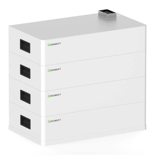 Growatt AXE 5kWh battery stack of 4