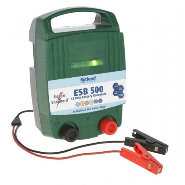Rutland ESB500 Electric Fence Battery Energiser - Battery